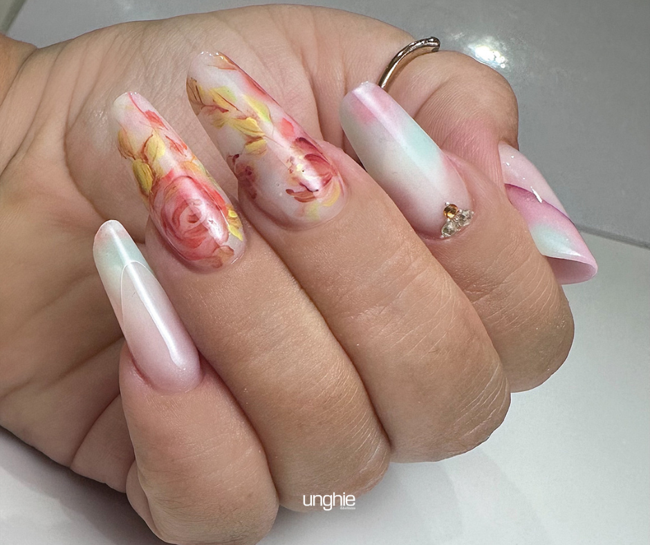 Nail art e carta da parati